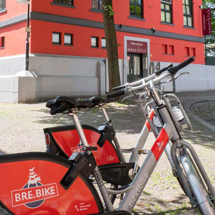 Hintereingang Pension - Mieträder