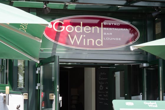 Eingang zum Restaurant Goden Wind
